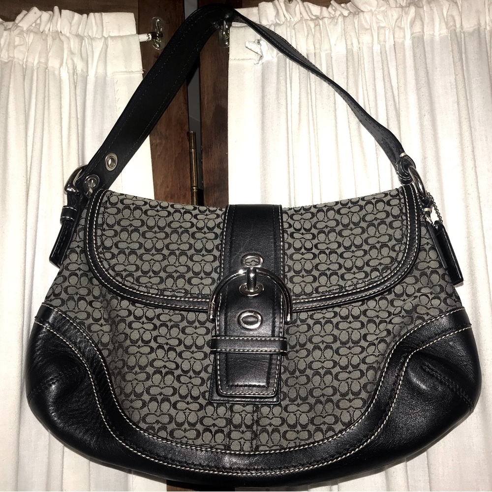 Coach Logo Shoulder Bag Purse